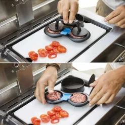 2 Presses à Burger Antiadhésives - Napoleon 6 2 Presses à Burger Antiadhésives - Napoleon -Weber King Boutique 2 presses burger plastique napoleon 0629162700605 2