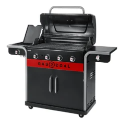 Barbecue Hybride Gaz Et Charbon Gas2Coal 440 - Char-Broil -Weber King Boutique barbecue gas2coal 440 hybride gaz et charbon charbroil 4260547594448 2