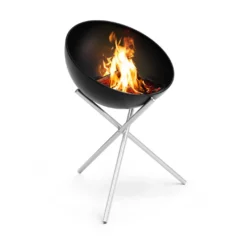 Brasero Rond En Acier émaillé Bowl + Trépied + Plancha - Höfats -Weber King Boutique bowl hofats pied haut plancha 4260447331020 8