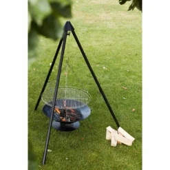 Brasero Junko ø60 Cm Fonte + Trépied + Grille Acier Chromé + Housse - Barbecook -Weber King Boutique brasero junko trepied grille housse barbecook 5400269202156 3