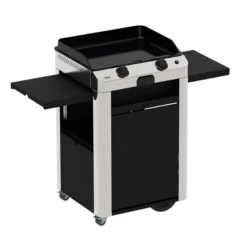 Combo Plancha Gaz Fusion 60 Inox Marin 2 Brûleurs Avec Chariot - ENO