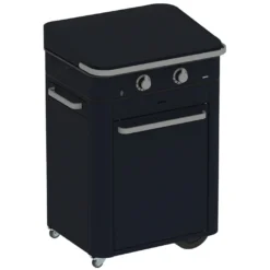 Combo Plancha Gaz Enosign 65 Bleu (Chariot Et Capot) - ENO* -Weber King Boutique combo plancha enosign 65 bleu capot eno chariot 3224780040040 5