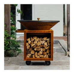 Couvercle Pour Brasero 100 Cm - Ofyr -Weber King Boutique couvercle protection acier Ofyr 7430440799753 2