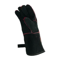 Paire Gants Barbecue Cuir Noir - Nordic Flame -Weber King Boutique gants barbecue cuir nordic flame 0085382675602 3