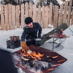 Grille Brasero ⌀55 Cm Inox Pour Triple Höfats -Weber King Boutique grille inox brasero triple hofats 55 cm 4260447330467 4