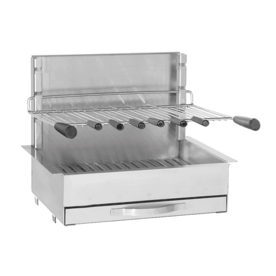 Barbecue Charbon Grilloir 56 Cm Inox - Forge Adour 1 Barbecue Charbon Grilloir 56 Cm Inox - Forge Adour