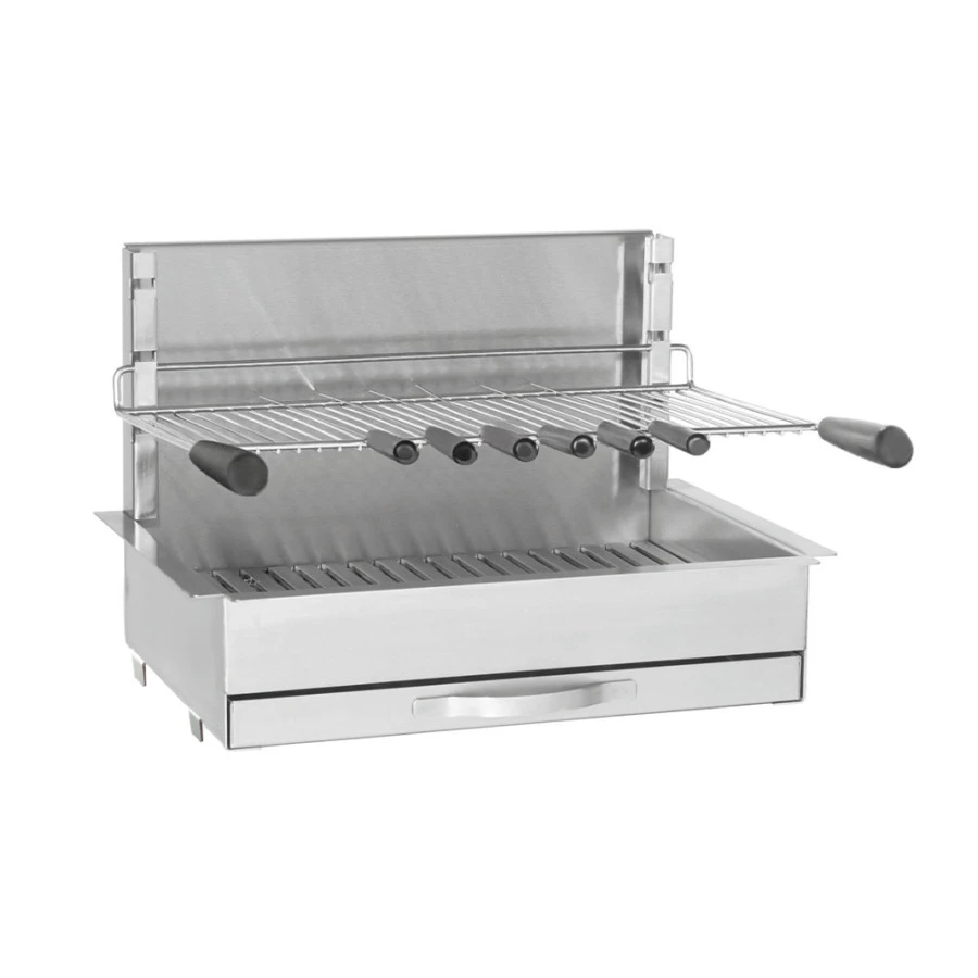 Barbecue Charbon Grilloir 66 Cm Inox - Forge Adour 1 Barbecue Charbon Grilloir 66 Cm Inox - Forge Adour