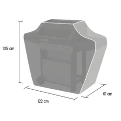 Housse Barbecue S 2 Series, Compact 3 / Plancha + Chariot Deluxe - Campingaz 6 Housse Barbecue S 2 Series, Compact 3 / Plancha + Chariot Deluxe - Campingaz -Weber King Boutique housse barbecue attitude chariot deluxe campingaz 3138522119355 2