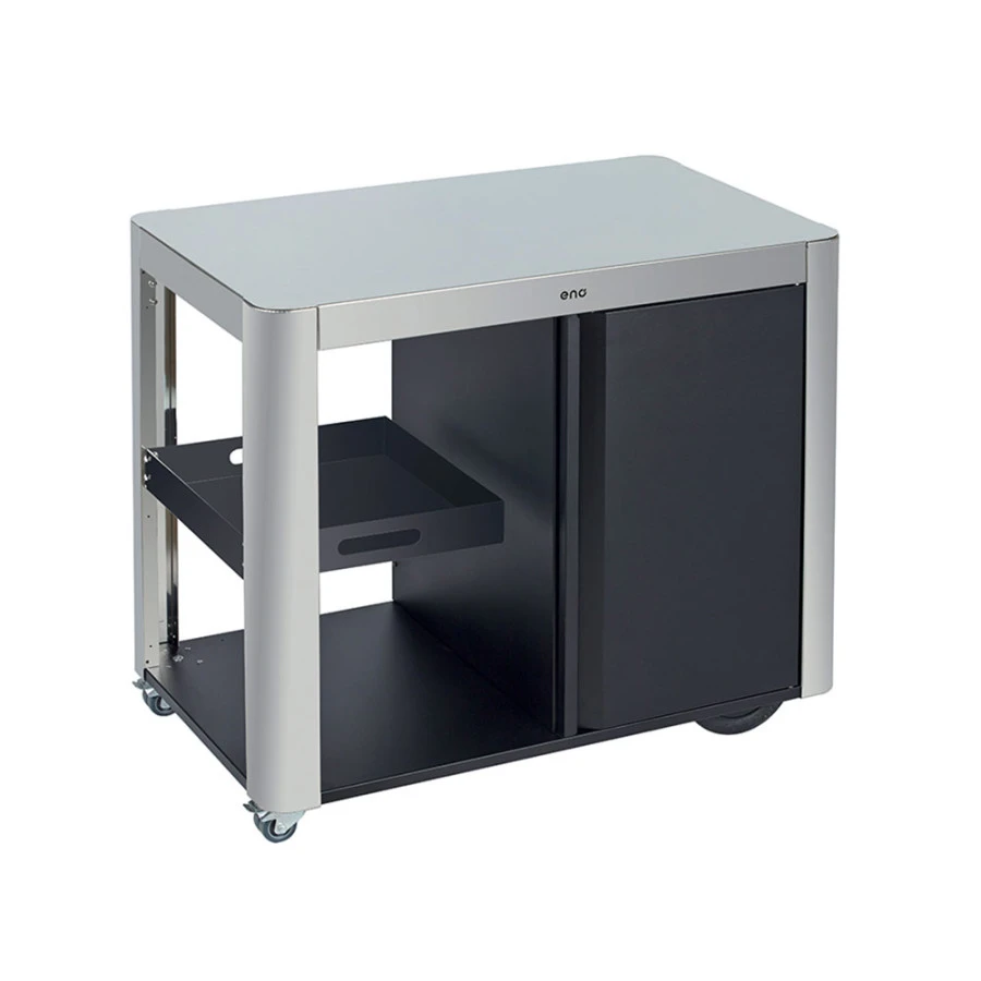 Kit Achille Porte + étagère En Acier Noir - ENO 2 Kit Achille Porte + étagère En Acier Noir - ENO – Image 2