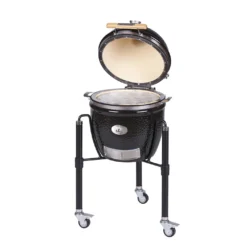 Barbecue Kamado JUNIOR Pro 2.0 Noir + Chariot - Monolith* -Weber King Boutique monolith junior 2 0 noir chariot 4260444583453 3