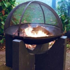 Pare-feu Pliable Pour Braséro - Esschert Design -Weber King Boutique pare feu pliable 8714982055676 2