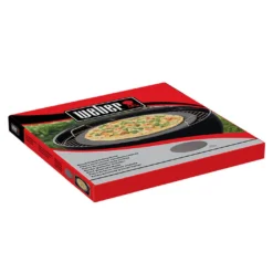 Grande Pierre à Pizza Ronde émaillée ⌀36,5 Cm - Weber -Weber King Boutique pierre pizza ronde 36 cm emaillee weber 0077924189081 3