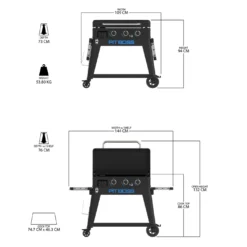 Plancha Gaz Ultimate 3 Brûleurs + Chariot - Pit Boss* 16 Plancha Gaz Ultimate 3 Brûleurs + Chariot - Pit Boss* -Weber King Boutique plancha 3 feux ultimate pit boss 0684678108109 6
