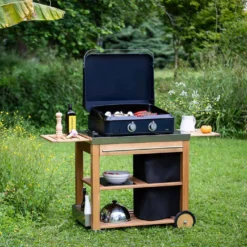 Plancha Gaz Enosign 65 Bleue Navy Avec Capot - ENO* 13 Plancha Gaz Enosign 65 Bleue Navy Avec Capot - ENO* -Weber King Boutique plancha enosign 65 bleue navy capot gaz eno 3224780040088 3