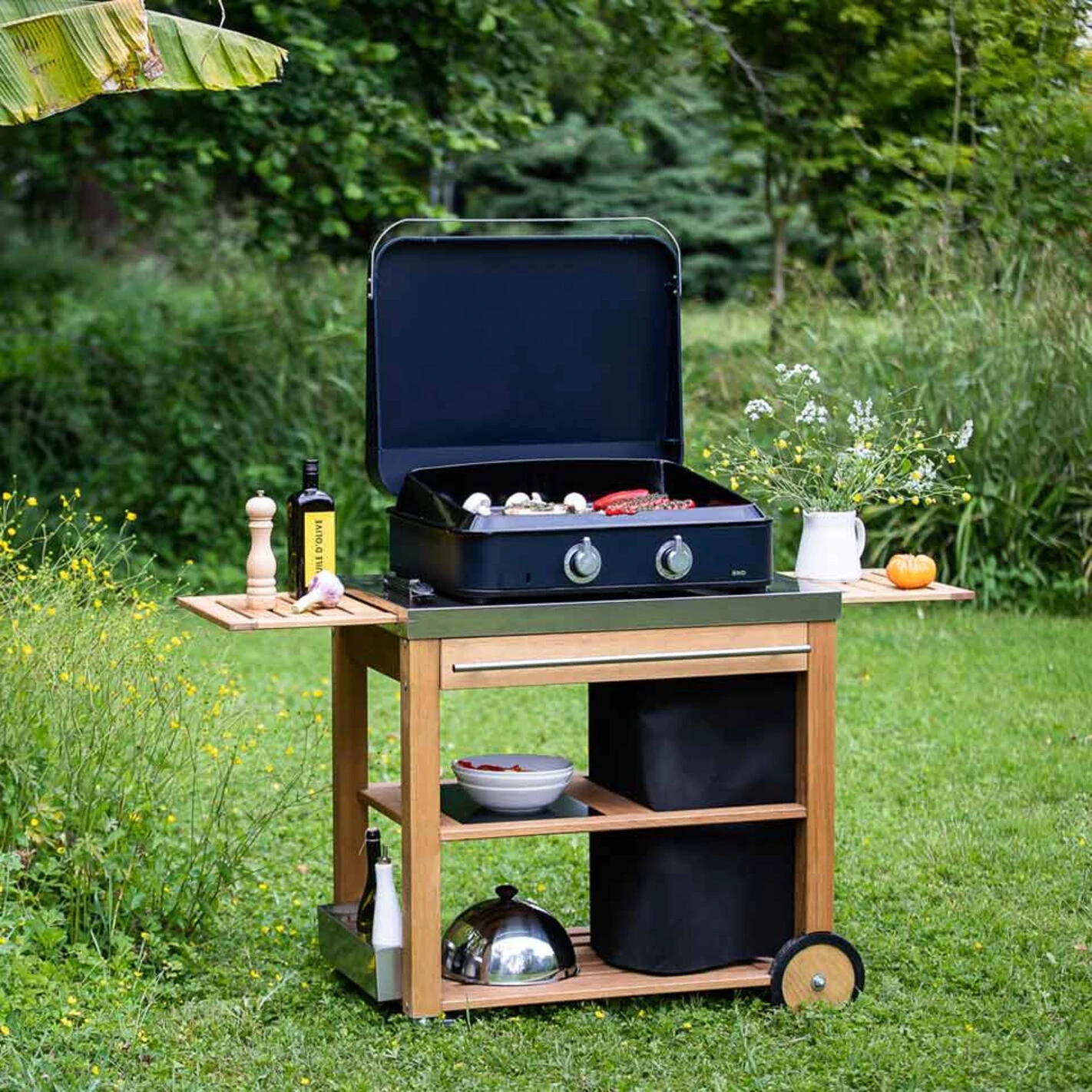 Plancha Gaz Enosign 65 Bleue Navy Avec Capot - ENO* 4 Plancha Gaz Enosign 65 Bleue Navy Avec Capot - ENO* – Image 4