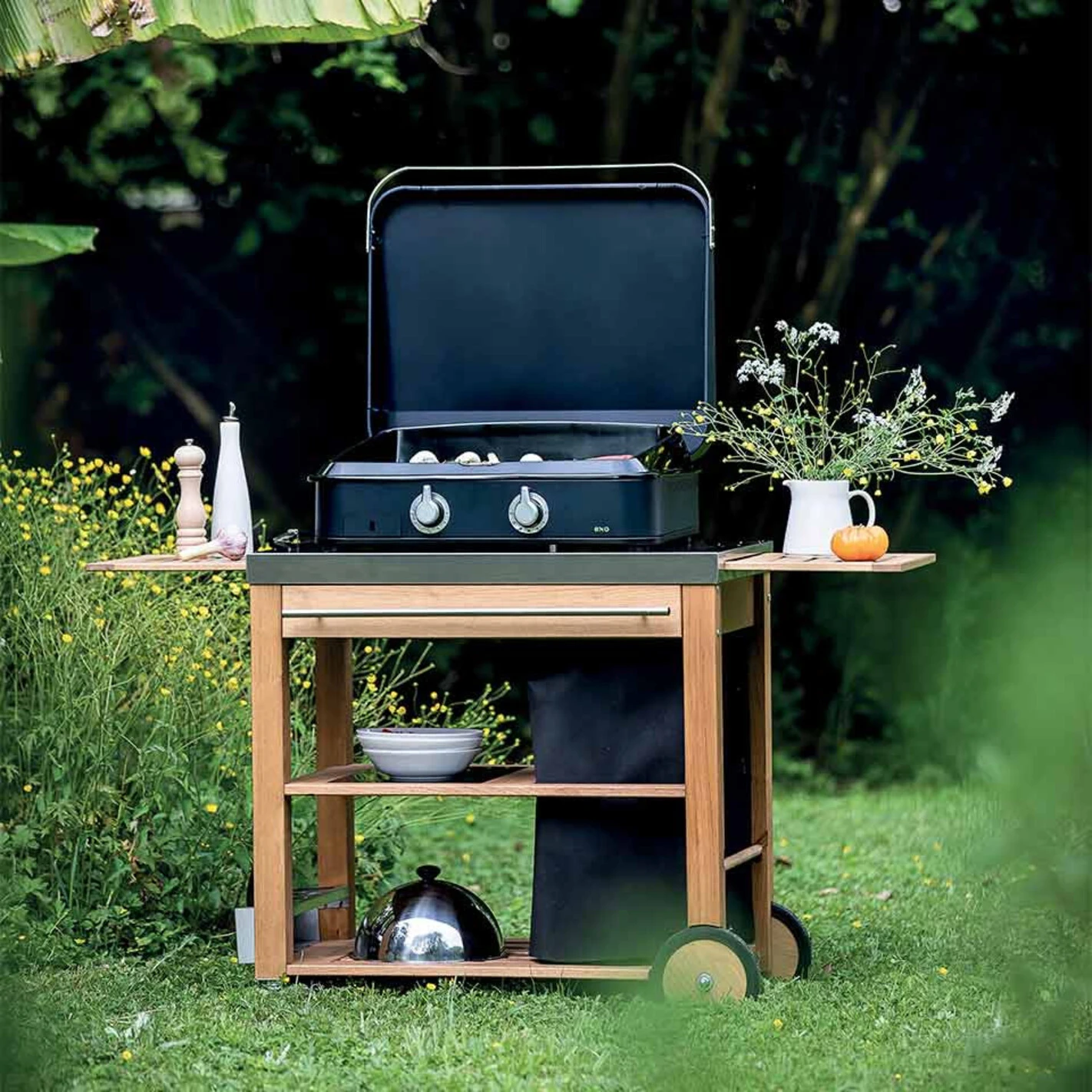 Plancha Gaz Enosign 65 Bleue Navy Avec Capot - ENO* 7 Plancha Gaz Enosign 65 Bleue Navy Avec Capot - ENO* – Image 7