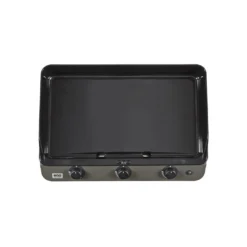 Plancha Gaz Fusion 75 En Acier Gris Cargo - ENO -Weber King Boutique plancha fusion 75 acier gris cargo 3224780043041 3