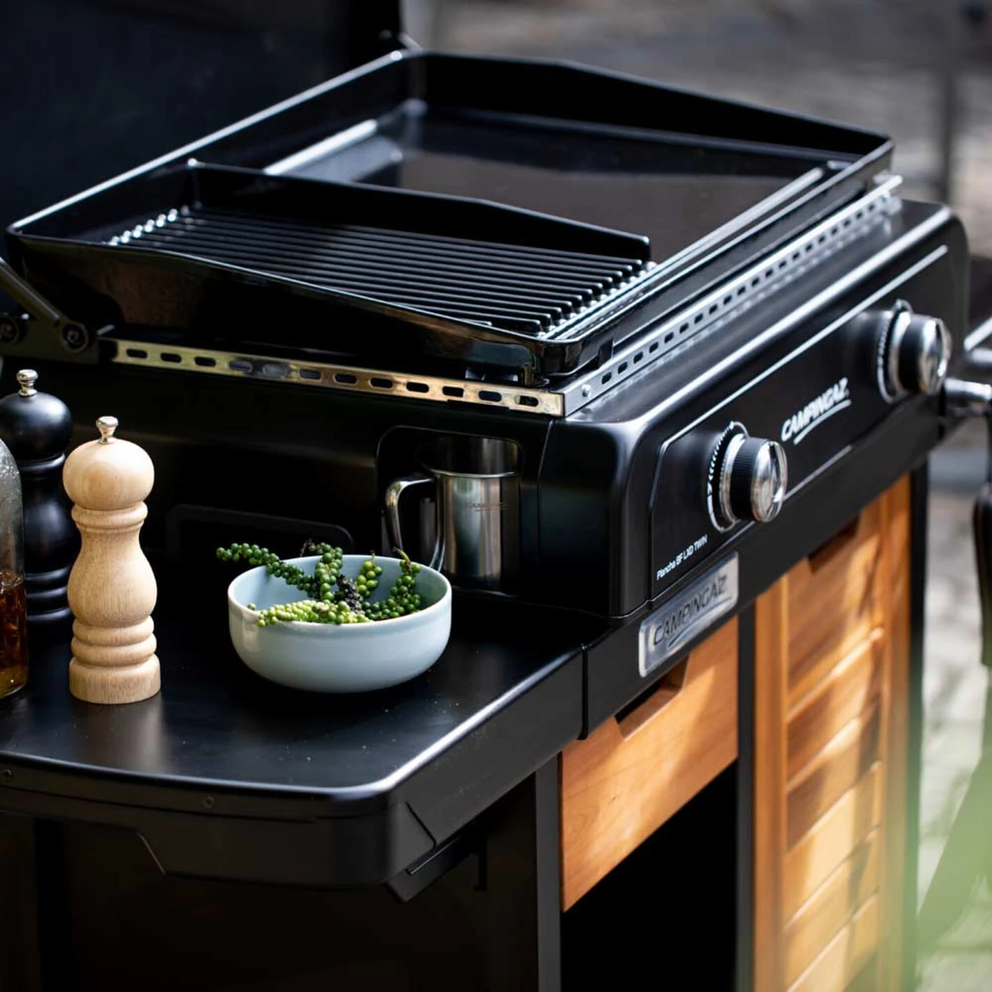 Plancha Gaz Blue Flame LXD Twin + Couvercle - Campingaz 5 Plancha Gaz Blue Flame LXD Twin + Couvercle - Campingaz – Image 5