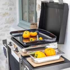 Plancha Gaz Initial 50 Fonte émaillée - ENO 9 Plancha Gaz Initial 50 Fonte émaillée - ENO -Weber King Boutique plancha initial 50 eno 3224780041818 4