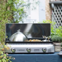 Plancha Gaz Master 3 LX + Couvercle - Campingaz 15 Plancha Gaz Master 3 LX + Couvercle - Campingaz -Weber King Boutique plancha master 3 lx campingaz 3138522112189 7