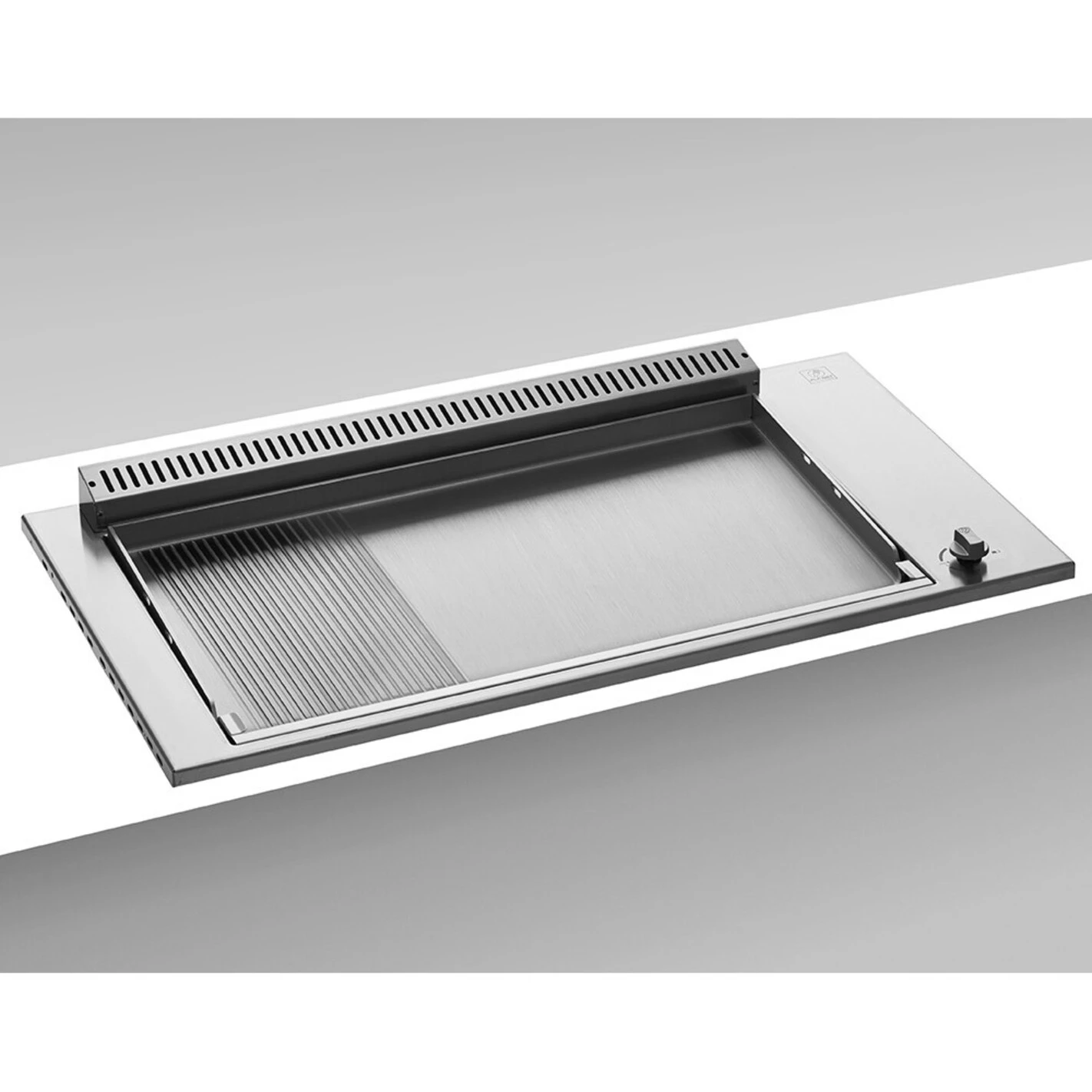 Plancha Gaz Encastrable Oasi 80 Inox Lisse Rainurée - Planet 2 Plancha Gaz Encastrable Oasi 80 Inox Lisse Rainurée - Planet – Image 2