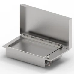 Plancha Gaz Encastrable Oasi 80 Inox Lisse Rainurée - Planet
