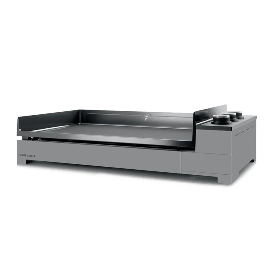Plancha Gaz Premium 75 Noir Et Gris - Forge Adour 1 Plancha Gaz Premium 75 Noir Et Gris - Forge Adour