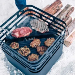 Plancha Fonte émaillée Pour Cube - Höfats -Weber King Boutique plaque fonte cube 4260447330283 4