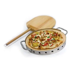 Set Pierre à Pizza ⌀ 33 Cm + Pelle - Broil King -Weber King Boutique set pierre pelle pizza broil king 0060162698163 2