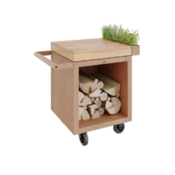 Weber King Boutique 15 Table De Mise En Place Corten Pro 65 Teck - Ofyr