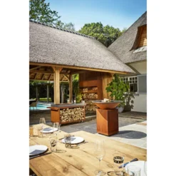 Table Corten Pro Céramique Gris Foncé Ofyr -Weber King Boutique table corten pro ceramique gris fonce 2020000019268 2